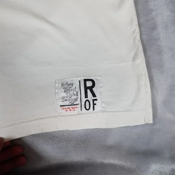 Roots Of Fight David Le Batard Art T Shirt Mens Medium Made In USA White NEW - Picture 4 of 8